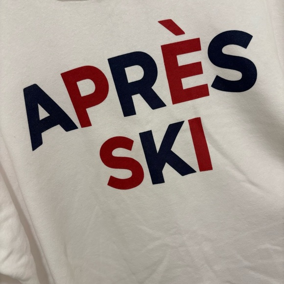 NWT Greyson Threads Apres Ski White Pullover Crewneck Sweatshirt Top XL - Picture 4 of 10
